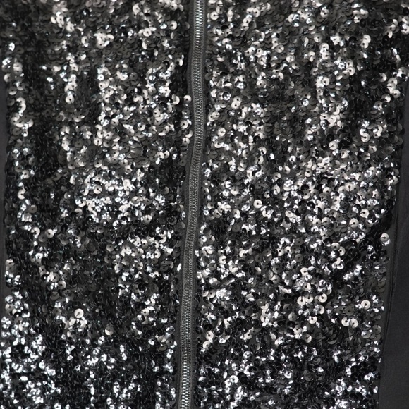 Magaschoni New York Black Sequin Silk Jacket – Size 2 - Picture 9 of 15